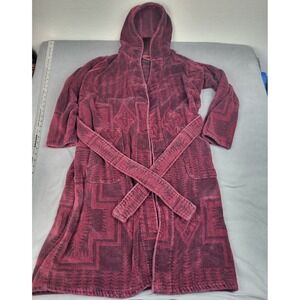 Pendleton Aztec Robe Adult XS Red Heavyweight Hoodie Pocket Native Totems Design